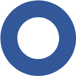 Blue circle illustration